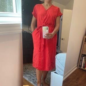 Target Universal Tread faux wrap cotton dress